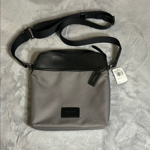 Coach Other - COACH F37609 Black and Gray Crossbody Messenger Bag NWT